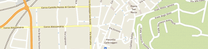Mappa della impresa aliseo sas di massimo botto e c a TORTONA