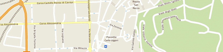 Mappa della impresa bar s caterina a TORTONA