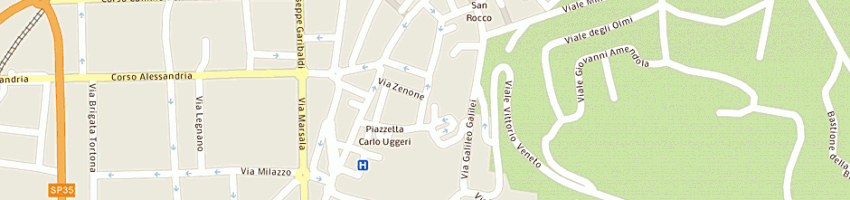 Mappa della impresa club derthona forza italia a TORTONA
