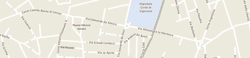 Mappa della impresa videorent sas di pianezzola fabrizio e c a VIGEVANO