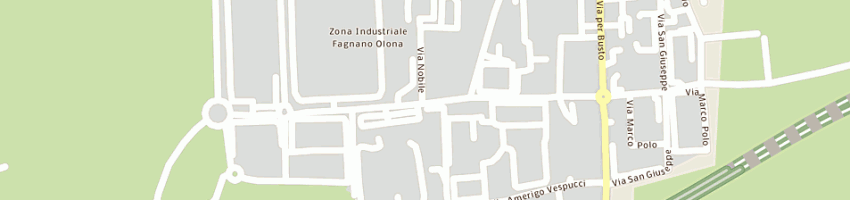 Mappa della impresa condor's rubber srl a FAGNANO OLONA