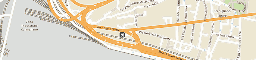Mappa della impresa devito antonio a GENOVA