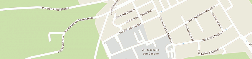 Mappa della impresa belloni sas di belloni stefano e c a MARCALLO CON CASONE