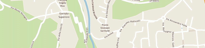 Mappa della impresa old inn pub sas di canzio tiziano e c a CASTIGLIONE OLONA