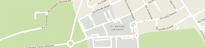 Mappa della impresa trasporti lucchini snc di lucchini otello e c a MARCALLO CON CASONE