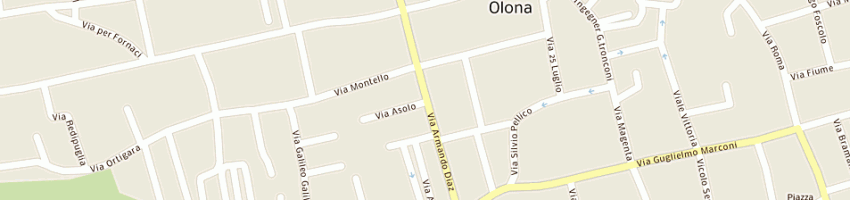 Mappa della impresa baggio antonio e c sas a FAGNANO OLONA