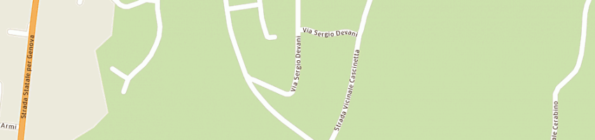 Mappa della impresa prima di massobrio bruno e c sas a TORTONA