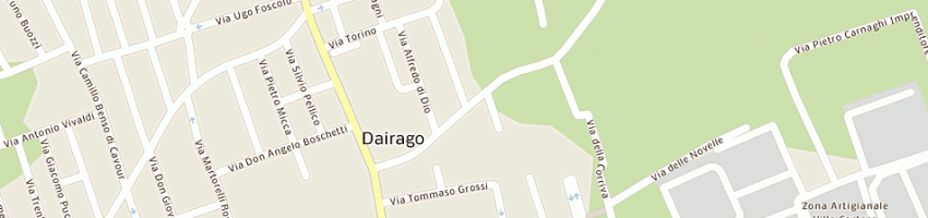 Mappa della impresa colombo fratelli a DAIRAGO