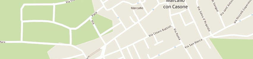 Mappa della impresa omega impianti snc di friggi corrado e c a MARCALLO CON CASONE