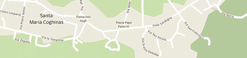 Mappa della impresa muntoni francesco a SANTA MARIA COGHINAS