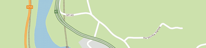 Mappa della impresa bagnasco roberto giuseppe a SERRAVALLE SCRIVIA