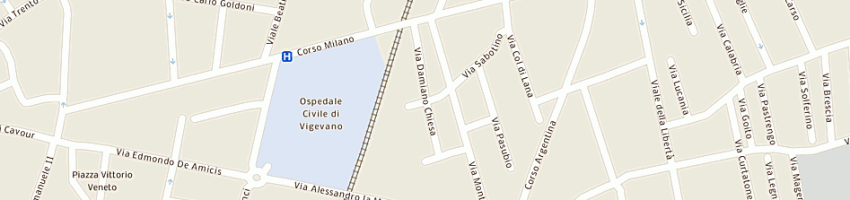 Mappa della impresa immobiliare tel di tiozzo luca e c sas a VIGEVANO