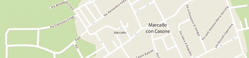 Mappa della impresa blue bar sas di calogero pitruzzella e c a MARCALLO CON CASONE