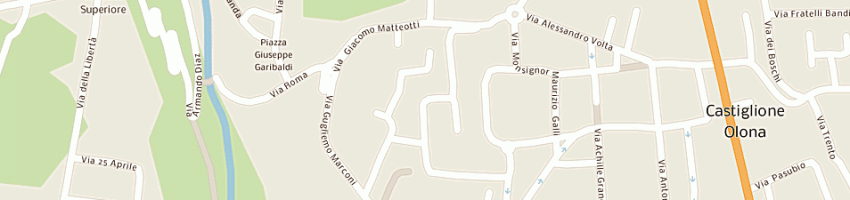 Mappa della impresa amicarelli costruzioni srl a CASTIGLIONE OLONA
