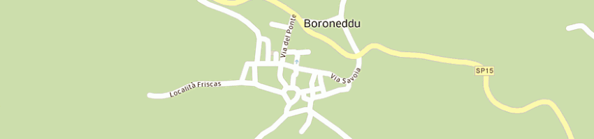 Mappa della impresa poste italiane a BORONEDDU