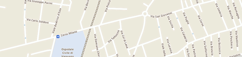 Mappa della impresa tecnomoda srl a VIGEVANO