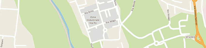 Mappa della impresa interstampi srl a CASTIGLIONE OLONA