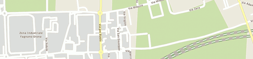 Mappa della impresa manicone rocco a FAGNANO OLONA