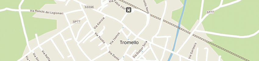 Mappa della impresa poste italian spa a TROMELLO