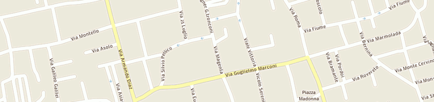 Mappa della impresa carrozzeria scollo giuseppe a FAGNANO OLONA
