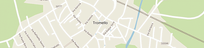 Mappa della impresa farmacia cornalba bellazzi gemma a TROMELLO