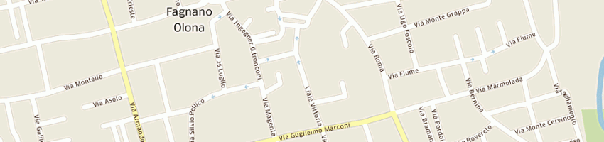 Mappa della impresa multi a sas di lazzaroni cherubino e c a FAGNANO OLONA