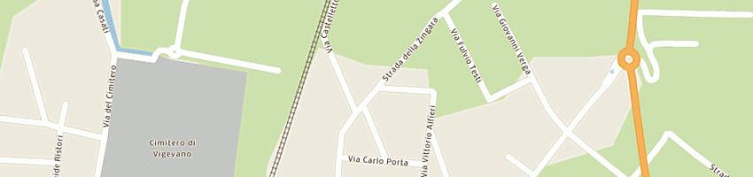 Mappa della impresa abitat 2 srl a VIGEVANO