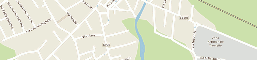 Mappa della impresa gaggianesi luigino a TROMELLO