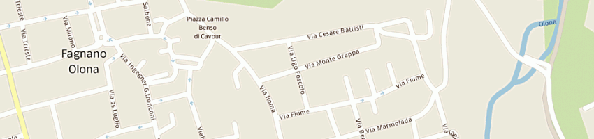 Mappa della impresa favaro angelo a FAGNANO OLONA