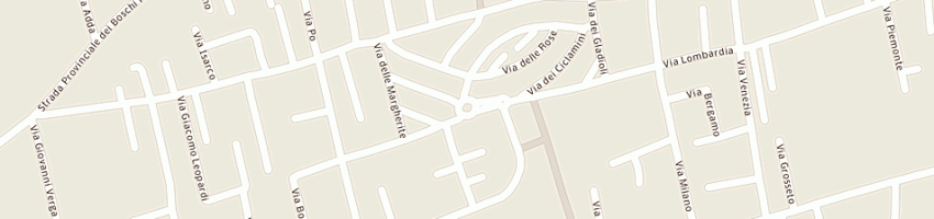 Mappa della impresa turconi antonio a OLGIATE OLONA