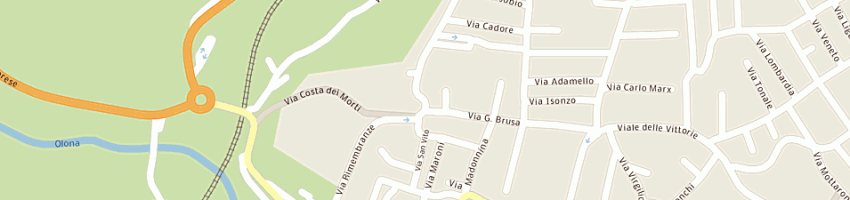 Mappa della impresa parrocchia san martino a MALNATE