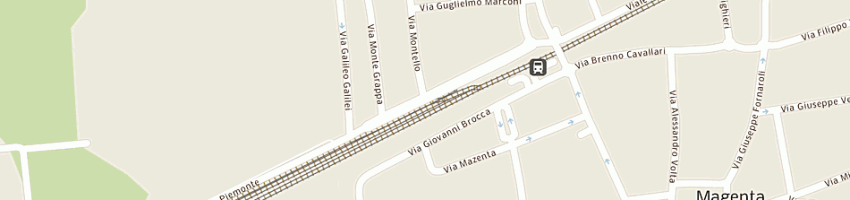Mappa della impresa graziani davide amedeo a MAGENTA