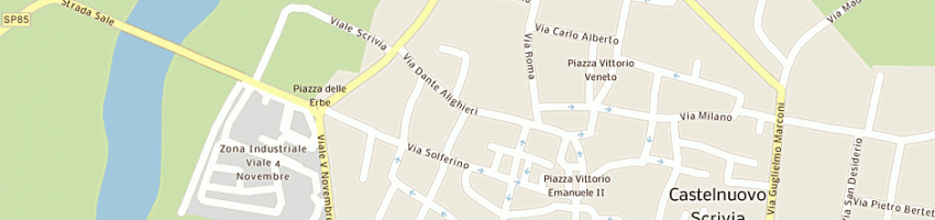 Mappa della impresa centro ricreativo san rocco a CASTELNUOVO SCRIVIA