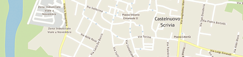 Mappa della impresa angeleri ortofrutticoli srl a CASTELNUOVO SCRIVIA