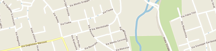 Mappa della impresa beltemacchi roberto a FAGNANO OLONA
