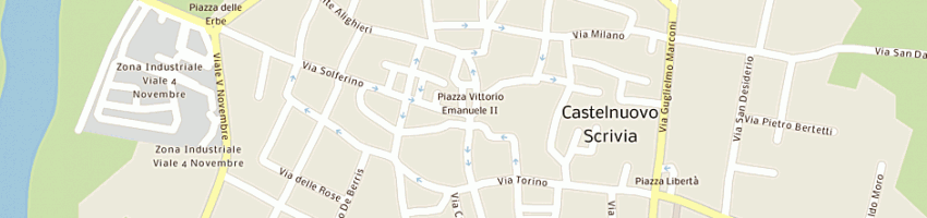 Mappa della impresa unita' sanitaria locale n 39 a BORGHI