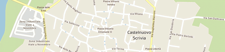 Mappa della impresa bassi bruno a CASTELNUOVO SCRIVIA