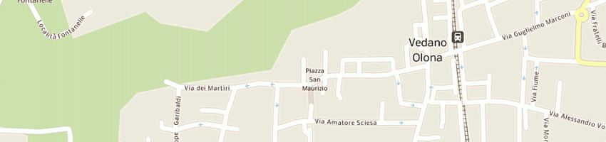 Mappa della impresa pezzini di maccarini am a VEDANO OLONA