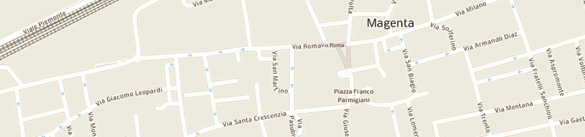 Mappa della impresa giacobbe fausto a MAGENTA