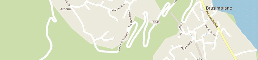 Mappa della impresa al grottino di bossetti renato a BRUSIMPIANO