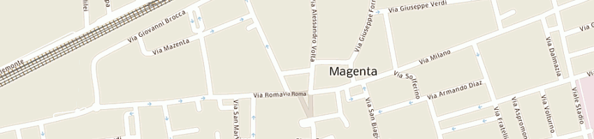 Mappa della impresa sportlyne di robbiati cristiana a MAGENTA