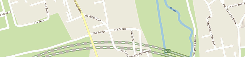Mappa della impresa cober di berghella fabio e c snc a FAGNANO OLONA