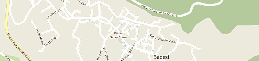 Mappa della impresa comune di badesi a BADESI