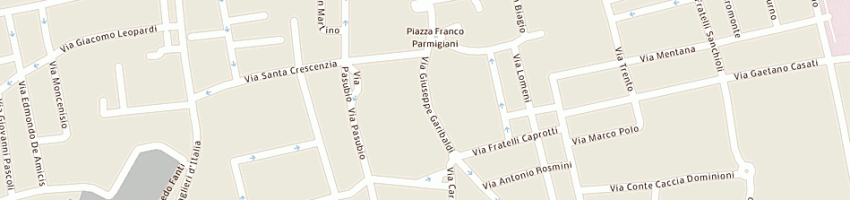 Mappa della impresa blumedia snc di marco mirpourian e c a MAGENTA