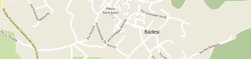 Mappa della impresa aunitu lucio a BADESI