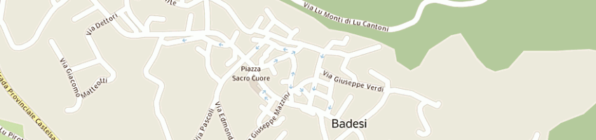 Mappa della impresa ferri davide a BADESI