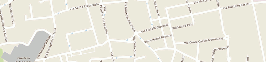 Mappa della impresa autoscuola napoli sas di scotto di carlo vincenzo e c a MAGENTA