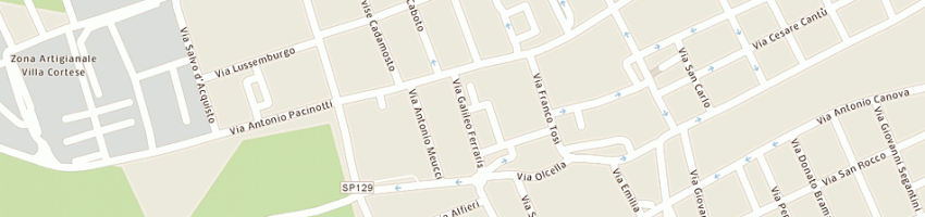Mappa della impresa cooperativa alto milanese a VILLA CORTESE