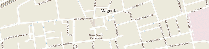 Mappa della impresa k sport - sas di alessandro oldani e c a MAGENTA