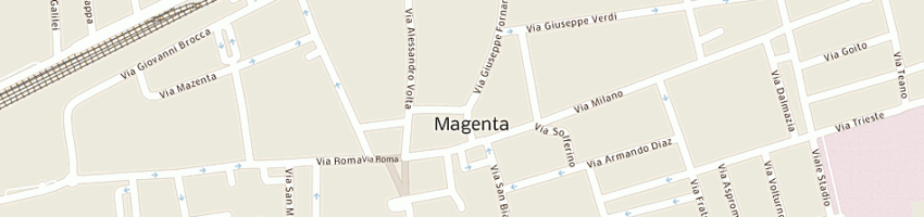 Mappa della impresa polimed sas a MAGENTA